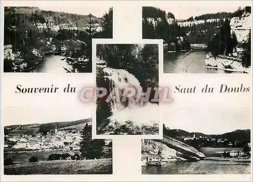 Moderne Karte Souvenir du Saut du Doubs