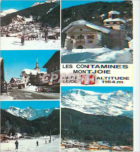 Cartes postales moderne Les Contamines Montjoie Haute Savoie Altitude 1164 m