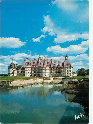 Cartes postales moderne Chambord (Loir et Cher) Les Merveilles du Val de Loire La Facade principale (156 metres) du Chat