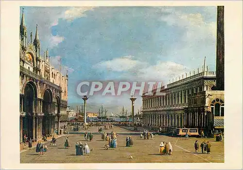 Cartes postales moderne Venice Patite Place St MarcGiovanni Antonio Canal detto il Canaletto (1697 1768)