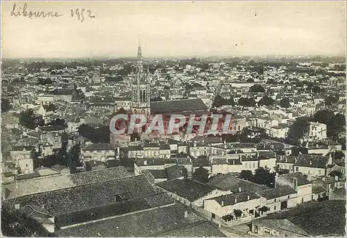 Moderne Karte Libourne (Gironde) L'Eglise