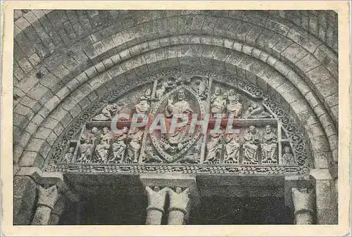 Moderne Karte Cerennac en Quercy Porche de l'Eglise (XIIe S) Le Tympan