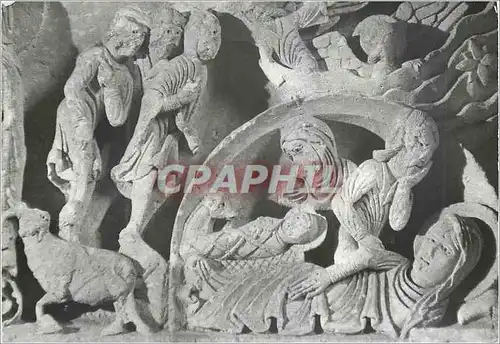 Cartes postales moderne Basilique de Vezelay La Nativite Portail du Narthex