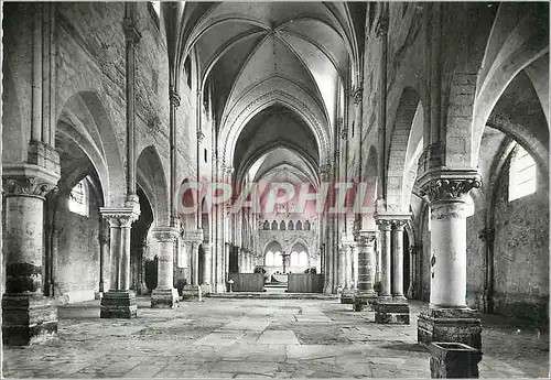 Moderne Karte Champeaux (S et M) Collegiale St Martin Interieur (Monument Historique des XIIe et XIIIe S)