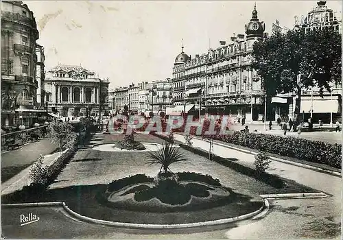 Cartes postales moderne Montpellier La Place de la Comedie
