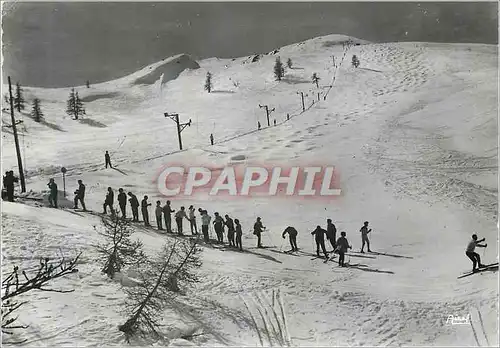Cartes postales moderne Serre Chevalier (2483 m Sur le Plareau de la Rouge Le Teleski de Serre Chevalier Ski