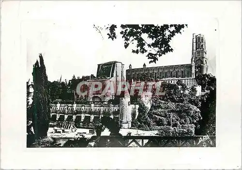 Cartes postales moderne Albi (Tarn) Ancien Palais Archiepiscopal Remparts Jardin Terrasse et Donjon