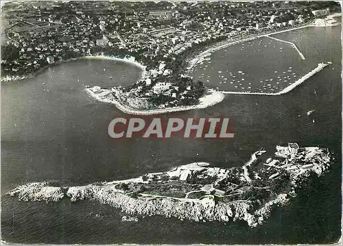 Moderne Karte De Bendor Bandol (Var) France Vue aerienne