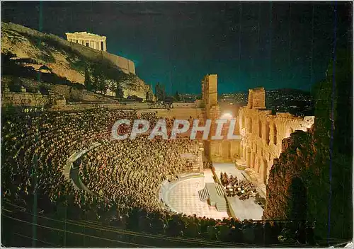 Cartes postales moderne Athenes L'Odean d'Herode Atticus Un Consert
