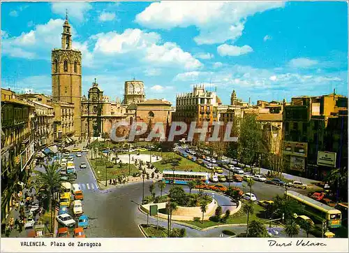 Cartes postales moderne Valencia Plaza de Zaragoza