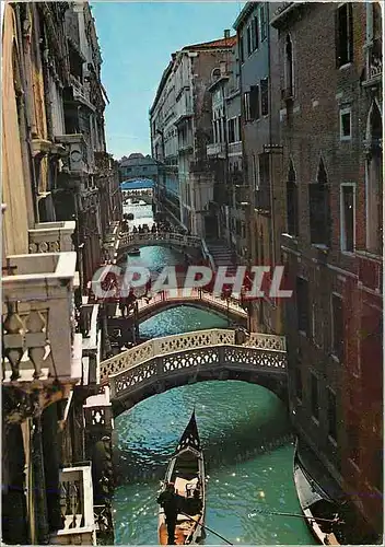 Cartes postales moderne Venezia Canal de la Canonica Bateau