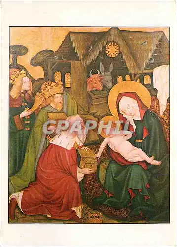 Cartes postales moderne Prague Galerie Nationale Maitre de Boheme Tchecoslovaquie XVIe siecle Retable de Saint Jacques G