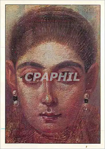 Cartes postales moderne Paris Musee du Louvre Art du Fayoum du Ier au IVe siecle Portrait Jeune Femme le Monde Romain