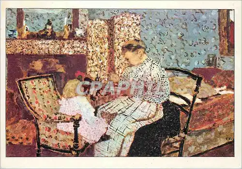 Moderne Karte Saint Tropez Musee de l'Annonciade Vuillard Edourd Ne a Cuiseaux 1868 Mort a la Baule 1940 la So