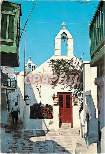 Cartes postales moderne Myconos Ruelle Pittoresque
