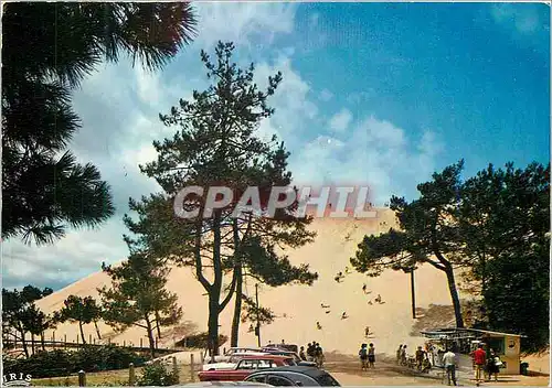 Moderne Karte Bassin d'Arcachon la Dune du Pilat la plus haute d'Europe 115m Automobile