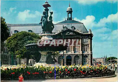 Moderne Karte Bordeaux Place de la Bourse les Trois Graces