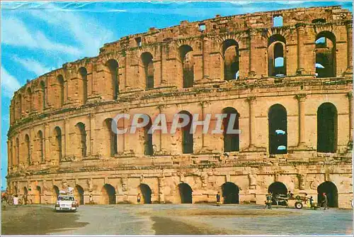 Moderne Karte El Jem Amphitheatre Romain