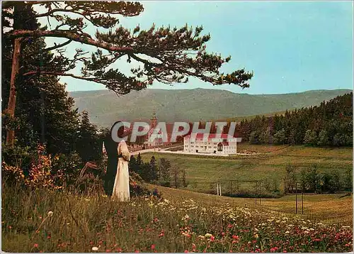 Moderne Karte Ardeche Abbaye N D des Neiges C'est l'Eternite de Dieu qui est sa Vie