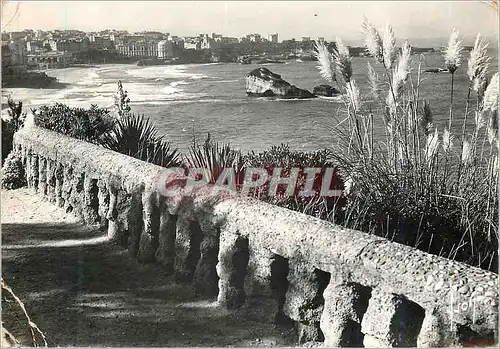 Moderne Karte Biarritz (B P) vue de la Grande Plage et Casino