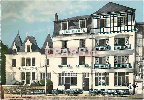 Moderne Karte Le Pouliguen (Loire Atlantique) Hotel Beau Rivage