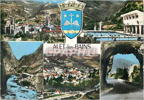 Cartes postales moderne Alet les Bains (Aude) Piscine