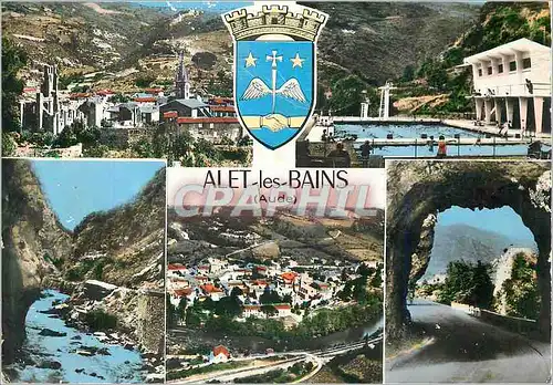 Moderne Karte Alet les Bains (Aude) Piscine