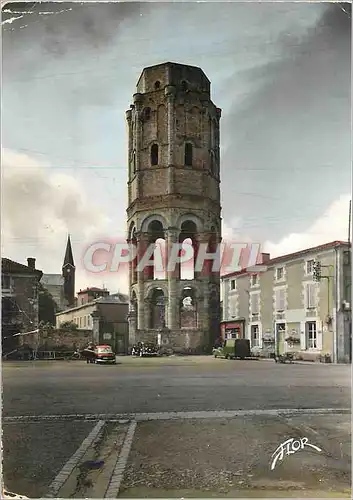 Moderne Karte Charroux (Vienne) la Tour Charlemagne