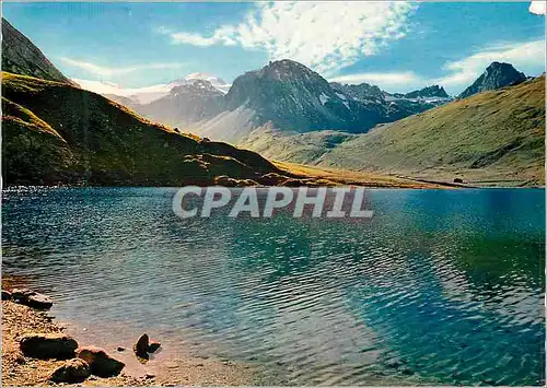 Cartes postales moderne Station du Lac de Tignes Altitude 2100 Metres la Plus Haute d'Europe le Lac et la Grande Motte (