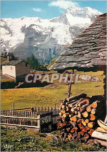 Cartes postales moderne En Tarentaise La chapelle du Monal et le Massif du Mont Pourri