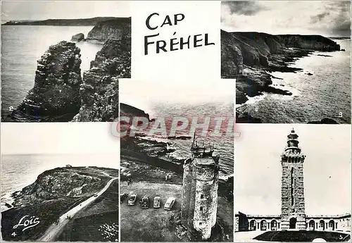 Cartes postales moderne Le Cap Frehel Vieille Tour et Pointe du Jars La Fauconniere l'Anse des Sevignes au loin le Fort