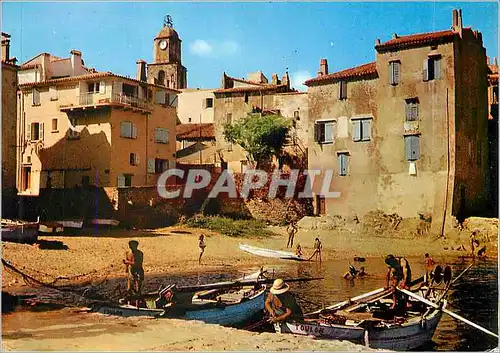 Moderne Karte Lumiere et Beaute de la Cote d'Azur Saint Tropez Pittoresque Port de la Ponche Peche