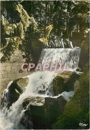 Cartes postales moderne Les Settons (Nievre) La Cascade du Deversoir Le lac a une superficie de 360 ha Une contenance de