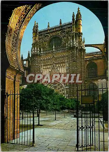 Cartes postales moderne Sevilla Cathedral Porte de la Conception