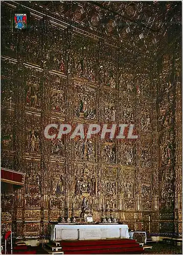 Moderne Karte Catedral de Sevilla Maitre Autel Retable