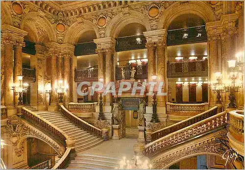 Moderne Karte Paris et ses Merveilles Theatre de l'Opera (1862 1875) Academie National de Musique Le Grand Esc