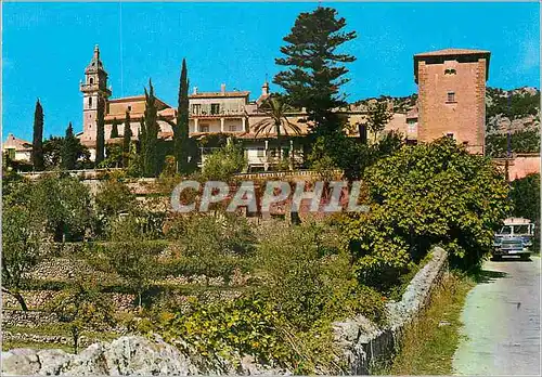 Moderne Karte Valldemosa Mallorca La Cartuja