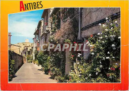 Ansichtskarte AK Antibes Reflets de la Cote d'Azur La rue du Haut Castelet