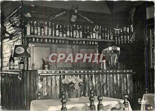 Cartes postales Le Bar de l'Hotel Restaurant du Col du Frene (Savoie) Le plus beau panorama des Alpes