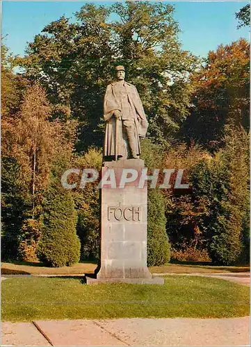 Moderne Karte Compiegne (Oise) Monument du Marechal Foch Militaria