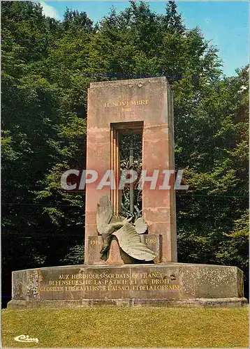 Moderne Karte Compiegne (Oise) Monument aux heroiques soldats de France Militaria