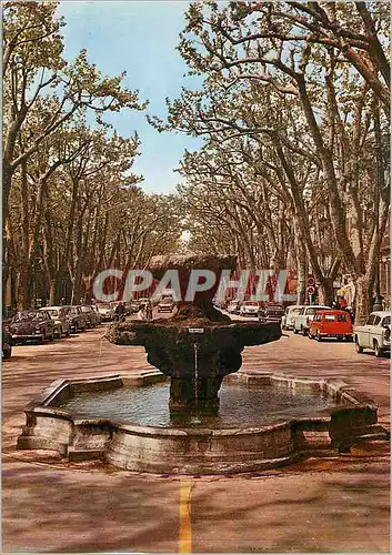Cartes postales moderne La Cite du Roy Rene Aix en Provence Fontaine des neuf Canons sur le Cours Mirabeau