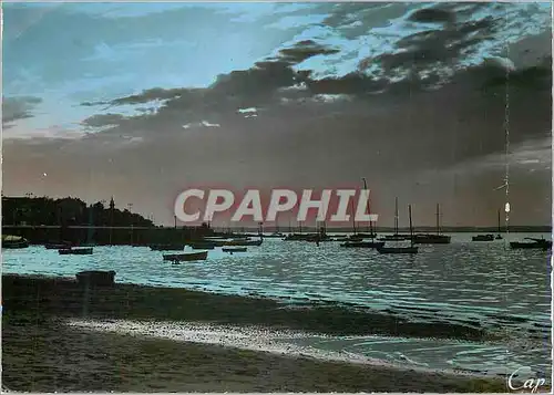 Cartes postales moderne Arcachon Cote d'Argent Contre jour sur le Bassin Bateaux