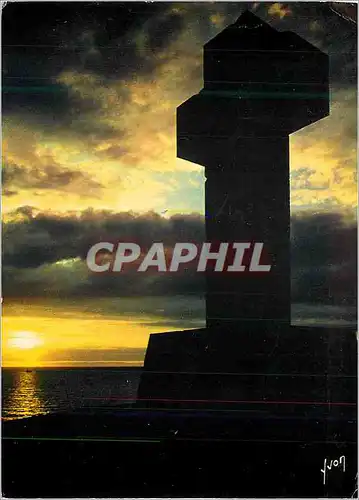 Cartes postales moderne Saint Lunaire (Ille et Vilaine) Crepuscule sur la Pointe du Decolle Couleurs et Lumiere de Franc