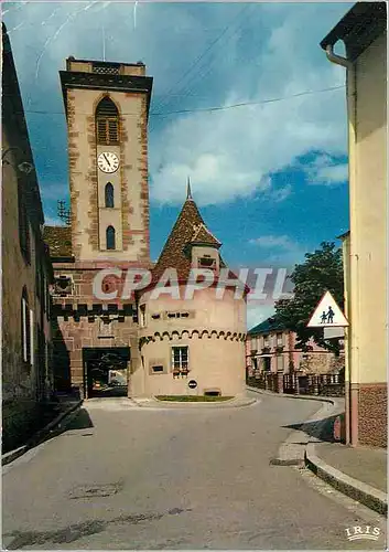 Moderne Karte Wasselonne (Bas Rhin) Porte a machicoulis du XIVe au XVe siecle reste de l'enceinte du Chateau