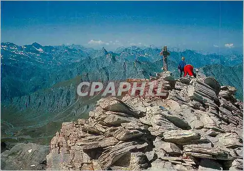 Moderne Karte Hautes Alpes Queyras Le sommet du Pain de Sucre Images de France