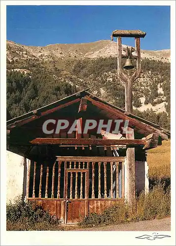 Moderne Karte Queyras Chapelle dans la Vallee du Melezet