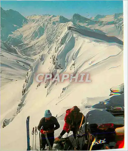 Moderne Karte Hautes Alpes Alpinisme Course de haute montagne La Tete de Rasis (Haut Queyras)