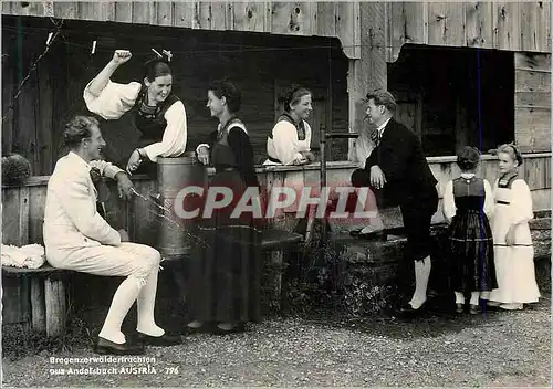 Cartes postales moderne Bregenzerwalderirachien Austria 796 Folklore