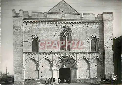 Moderne Karte Cunault (M et L) Facade de l'Eglise